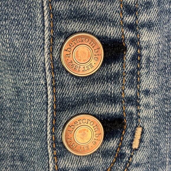 ABERCROMBIE KIDS “High Rise Mini Mom Jean” Girls Size 11/12 - Picture 5 of 8